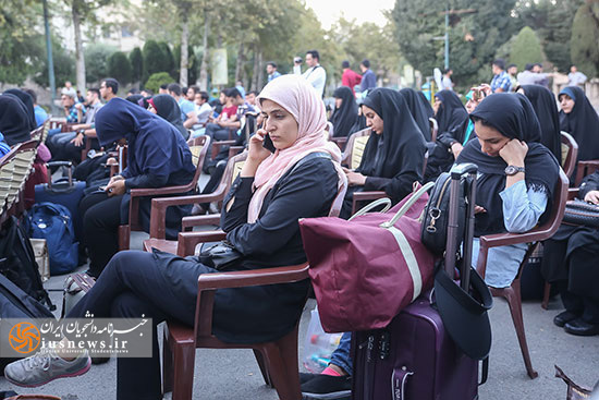 تصاویری زیبا از مراسم بدرقه جهادگران دانشگاه تهران